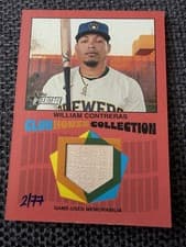 2026 Topps Heritage Clubhouse Collection Relics William Contreras #CCR-WC card
