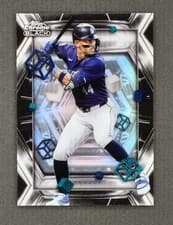 2025 Topps Chrome Black Depth of Darkness Julio Rodríguez #DOD-11 card