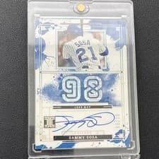 2025 Panini Impeccable MVPs Signatures Sammy Sosa #15 card