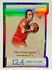 2025-26 Topps Holiday Making The Nice List Noa Essengue #ML-12 card