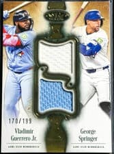 2026 Topps Tier One Dual Player Relics George Springer #DPR-GS card