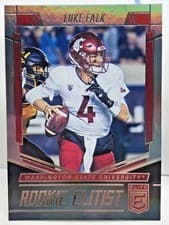 Luke Falk 2018 Panini Donruss Elite Rookie Elitist card
