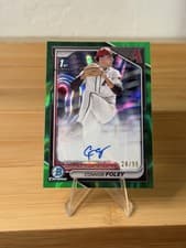 Connor Foley 2024 Bowman Draft Chrome Prospect Autographs card