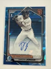 2024 Bowman Draft Sapphire Edition Prospect Autographs Dakota Jordan #CPA-DJ card