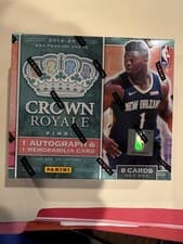 Hobby Box 2019 Panini Crown Royale card
