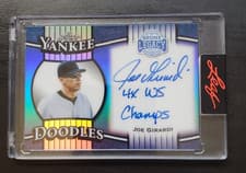 Joe Girardi 2025 Leaf Bronx Legacy Yankee Doodles card