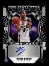 2024-25 Panini Obsidian Galaxy Ink Bruce Brown #GI-BBN card
