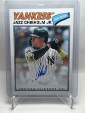 2026 Topps Heritage Real One Autographs Jazz Chisholm Jr. #ROA-JCJ card