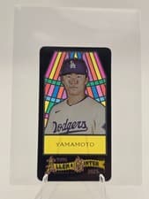 2025 Topps Allen & Ginter Mini Stained Glass Yoshinobu Yamamoto #138 card