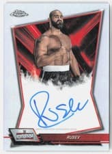 2026 Topps Chrome WWE Red Brand Autographs Rusev #RBA-RSV card