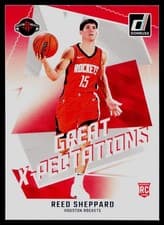 2024-25 Donruss Great X-Pectations Reed Sheppard #15 card