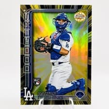 2025 Topps Chrome Update Radiating Rookies Dalton Rushing #RR-40 card