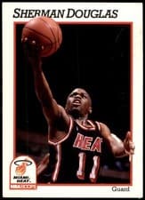 Sherman Douglas 1991-92 Hoops Base Set card