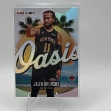 2025-26 NBA Hoops Oasis Jalen Brunson #O-5 card