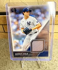 2026 Topps Major League Material Relics Gerrit Cole #MLM-GC card