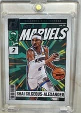 Shai Gilgeous-Alexander 2024 Panini Donruss Net Marvels card