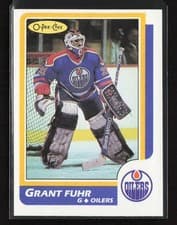 Grant Fuhr 1986 O-Pee-Chee card