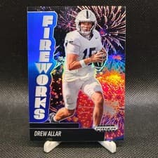 2025 Panini Prizm Black Fireworks Drew Allar #13 card