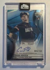 2025 Topps Chrome Black Autographs Cade Povich #CBA-CP card
