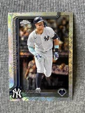 2025 Topps Chrome Logofractor Edition Base Set Aaron Judge #99 card