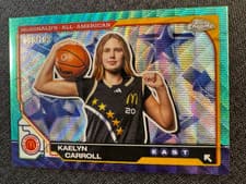 2025 Topps Chrome McDonald's All American Base Set Kaelyn Carroll #60 card