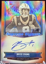 2025 Topps Signature Class Supreme Signers Bryce Young #SS-BY card