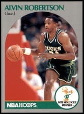 1990-91 Hoops Base Set Alvin Robertson #182
