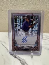 Cole Carrigg 2024 Bowman Sterling Prospect Autographs card