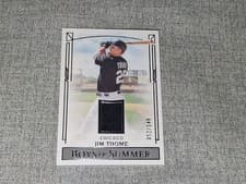 2024 Panini Boys of Summer Pastime Materials Jim Thome #PM-JT card