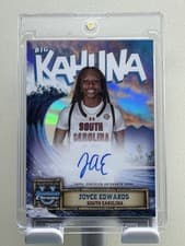 2024-25 Bowman University Chrome The Big Kahuna Autographs Joyce Edwards #BKA-JE card