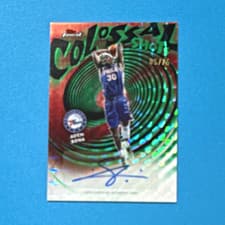 2025-26 Finest Colossal Shots Autographs Adem Bona #CS-AO card