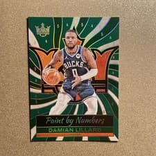 2024-25 Panini Court Kings Paint by Number Damian Lillard #10 card