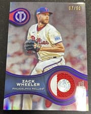 2025 Topps Tribute Stamp Of Approval Zack Wheeler #SOA-ZW
