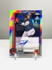 2025 Topps Pro Debut Chrome Autographs Juan Baez #PDC-91 card