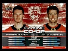Matthew Tkachuk / Carter Verhaeghe 2024-25 Upper Deck Gaming Co-Op card