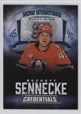 2025-26 Upper Deck Credentials Now Starring Beckett Sennecke #NS-9 card