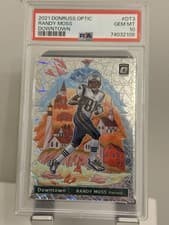 Randy Moss 2021 Panini Donruss Optic Downtown card