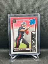 2024 Donruss Rated Rookies Throwback Michael Penix Jr. #3