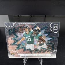 2025 Donruss Optic Best Tuddys Brian Thomas Jr./Trevor Lawrence #10