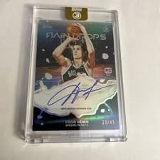 2025-26 Topps 3 Raindrops Signatures Egor Dëmin #RS-ED