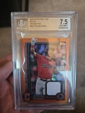 2025 Topps Real One Relics Steven Kwan #682 card