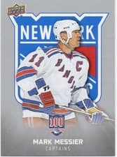 2025-26 Upper Deck New York Rangers Centennial Captains Kelly Kisio #180 card