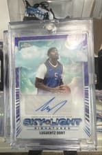 2024-25 Topps Chrome Sky-Light Signatures Luguentz Dort #SLS-LD card