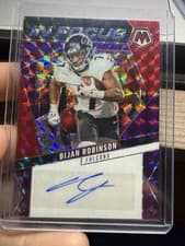 2025 Panini Mosaic In Focus Signatures Bijan Robinson #IFS-BRN card