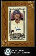 2025 Topps Allen & Ginter Framed Mini Autographs (Baseball) Kevin Alcántara #MA-KA card