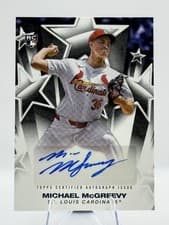 2025 Topps Baseball Stars Autographs Michael McGreevy #BSA-MMC card