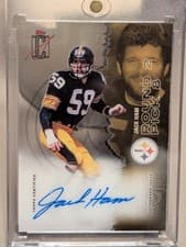 2025 Topps Signature Class Veterans Class Crystal Clear Autographs Jack Ham #VCCCA-JH card
