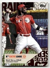 2025 Topps Training Grounds Elly De La Cruz #TG-13 card