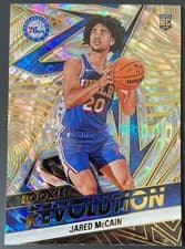 Jared McCain 2024 Panini Revolution Rookie Revolution card
