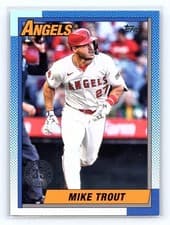 2025 Topps 1990 Topps Baseball (Series One) Mike Trout #T90-1 card